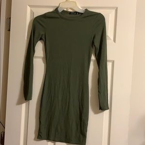 Ribbed Olive/khaki dress